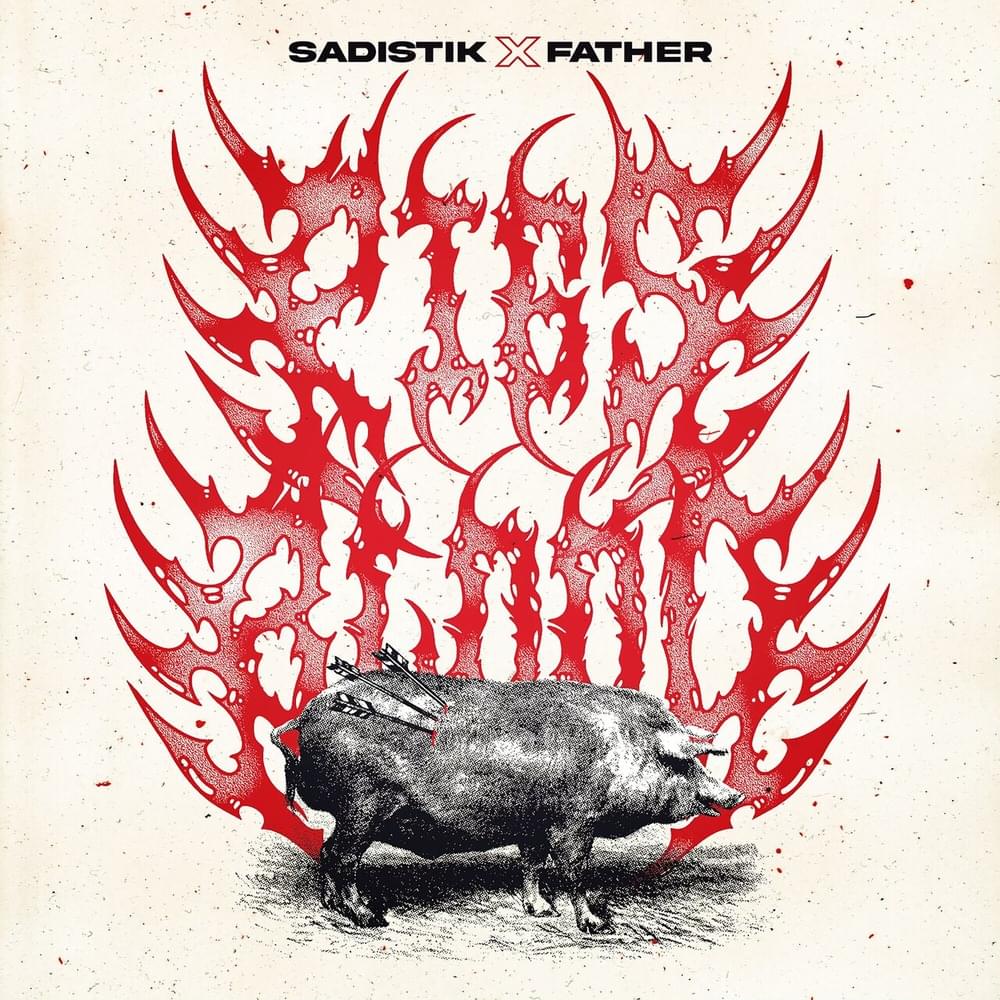 Album cover art for "Pigs Blood" by Sadistik & Father