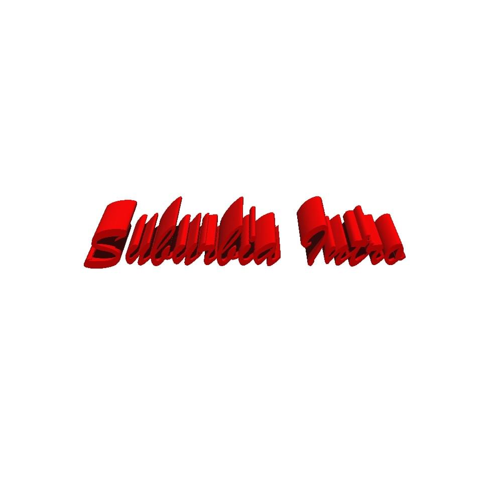 Album cover art for "suburbia (intro)" by ghostholding & badsadboy