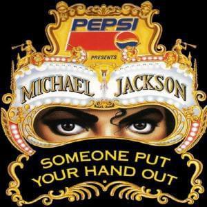 Album cover art for "Someone Put Your Hand Out" by Michael Jackson