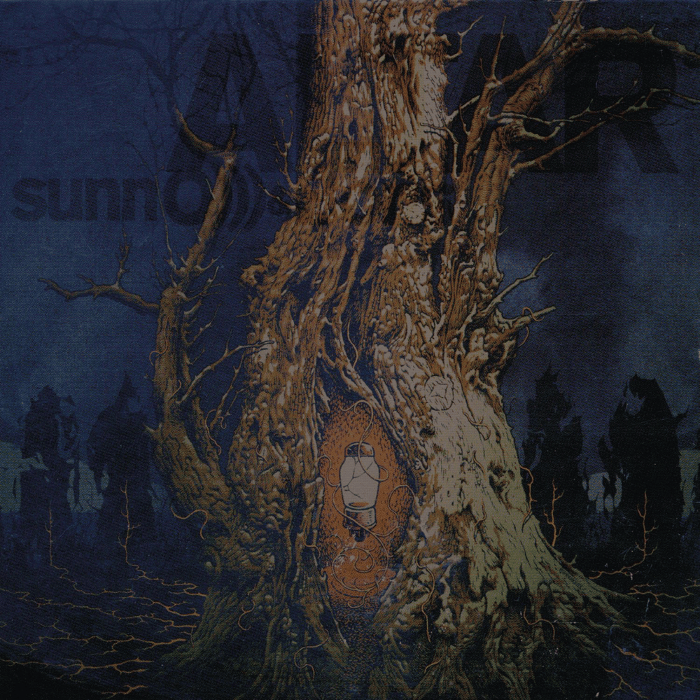 Album cover art for "Blood Swamp" by Sunn O)))