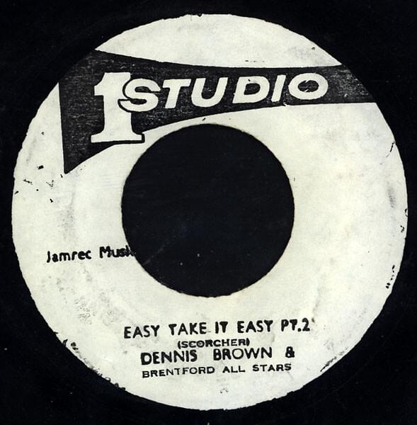 Album cover art for "Easy Take It Easy" by Dennis Brown