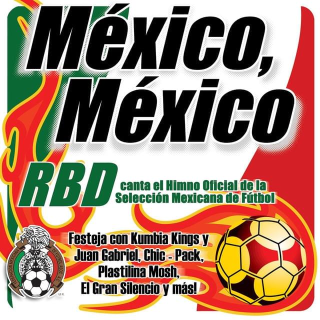 Album cover art for "México, México" by RBD