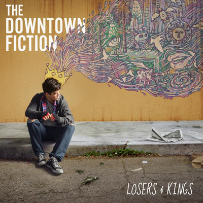 Album cover art for "Some Place On Earth" by The Downtown Fiction
