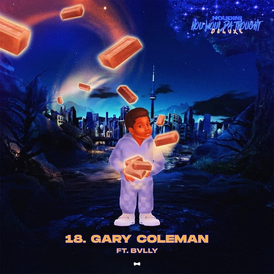 Album cover art for "GARY COLEMAN" by Houdini & Bvlly