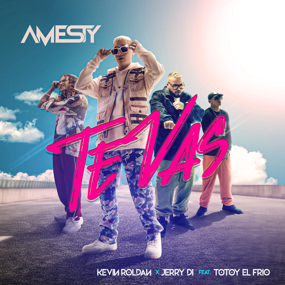 Album cover art for "Te Vas" by Amesty & Totoy El Frio