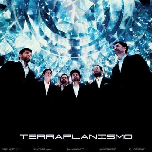 Album cover art for "Terraplanismo" by Os Quatro e Meia