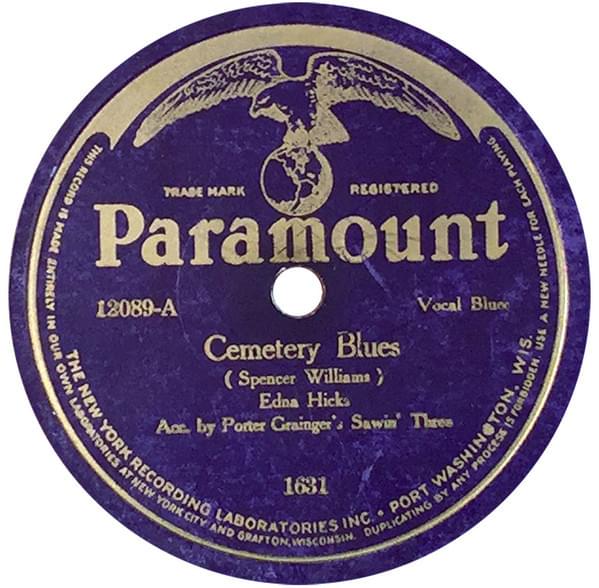 Cemetery Blues by Edna Hicks