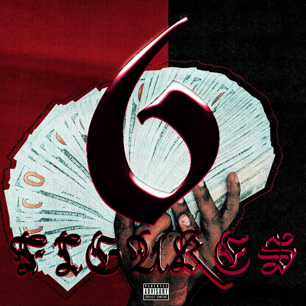 Album cover art for "6 figures" by sgpwes