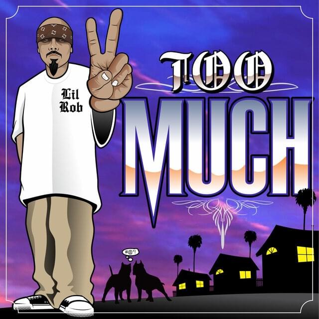 Album cover art for "Too Much" by Lil Rob