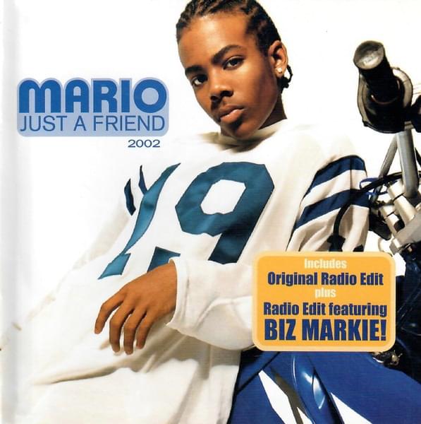 Album cover art for "Just a Friend 2002" by Mario