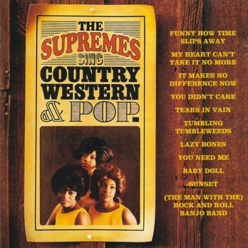 Album cover art for "Funny How Time Slips Away" by The Supremes