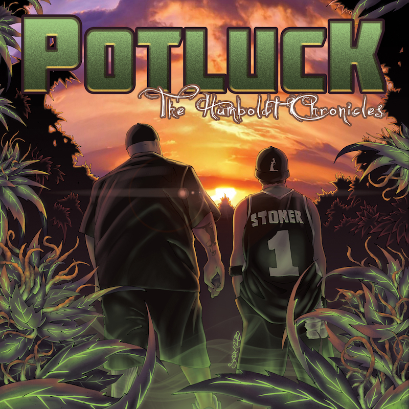 Album cover art for "Let’s Take a Ride" by Potluck & Rittz