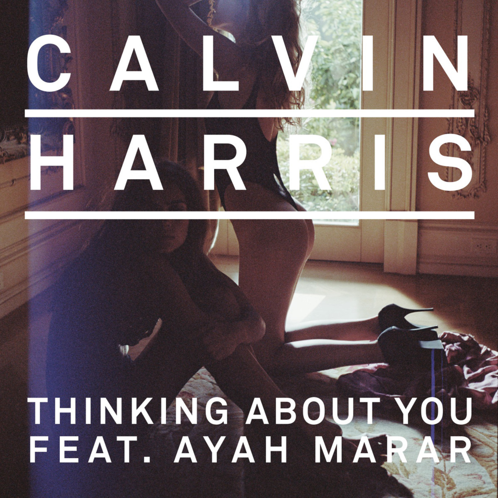 Album cover art for "Calvin Harris - Thinking About You ft. Ayah Marar (Tradução em Português)" by Genius Brasil Traduções