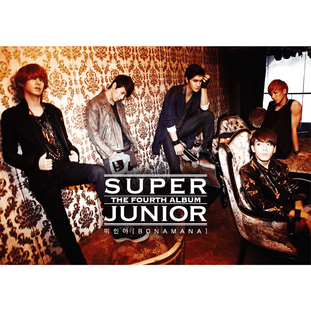 Album cover art for "미인아 (BONAMANA)" by SUPER JUNIOR