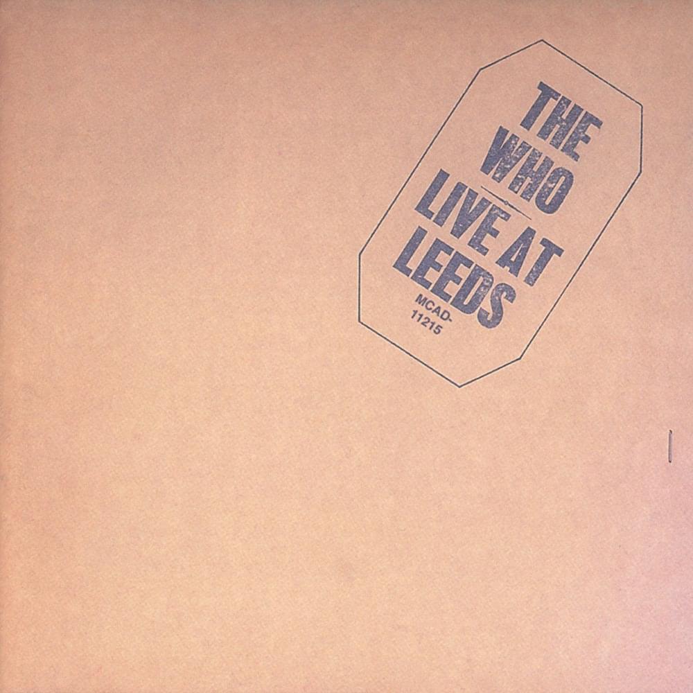Album cover art for "Young Man Blues" by The Who