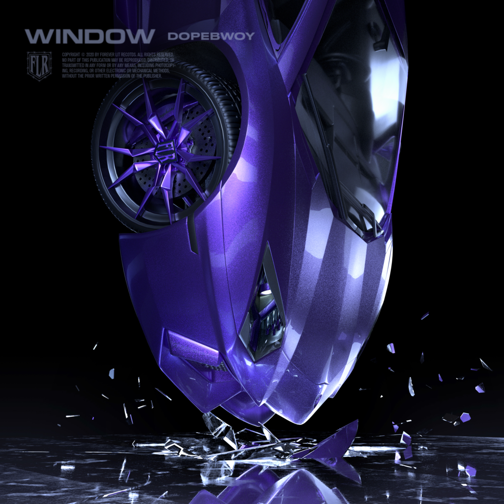Album cover art for "Window" by Dopebwoy