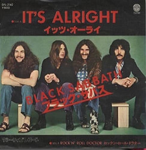 Album cover art for "It’s Alright" by Black Sabbath