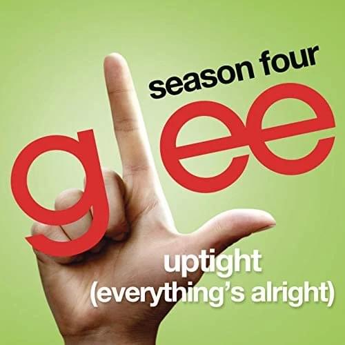 Album cover art for "Uptight (Everything’s Alright)" by Glee Cast