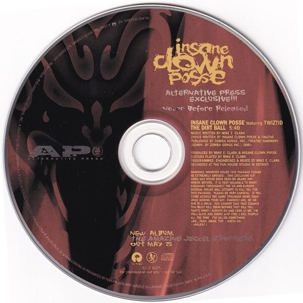 Album cover art for "The Dirt Ball" by Insane Clown Posse & Twiztid