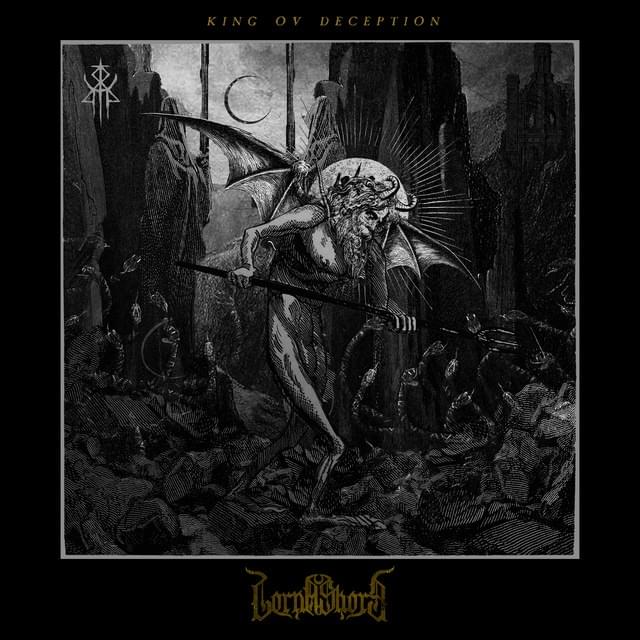 Album cover art for "King ov Deception" by Lorna Shore