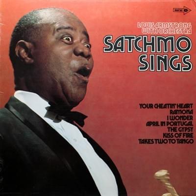 Album cover art for "Kiss Of Fire" by Louis Armstrong