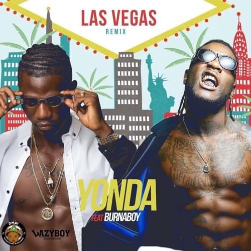 Album cover art for "Las Vegas (Remix)" by Yonda & Burna Boy