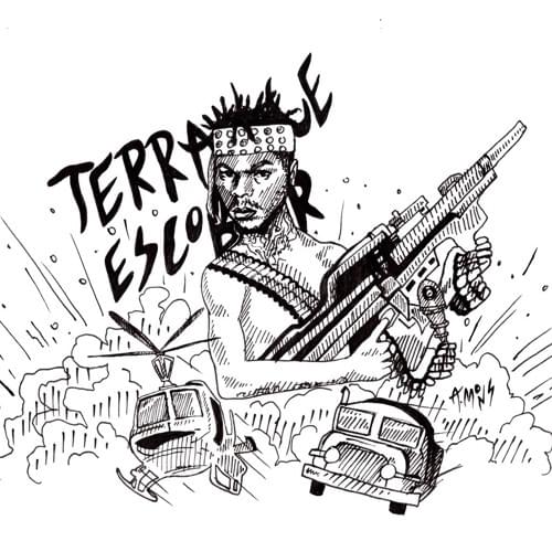 Album cover art for "*Glock Stick*" by Terrance Escobar