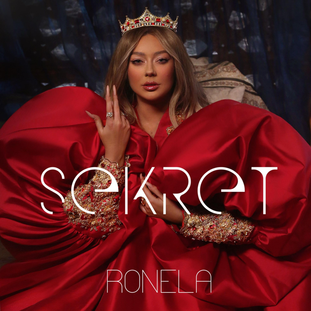 Album cover art for "SEKRET" by Ronela Hajati