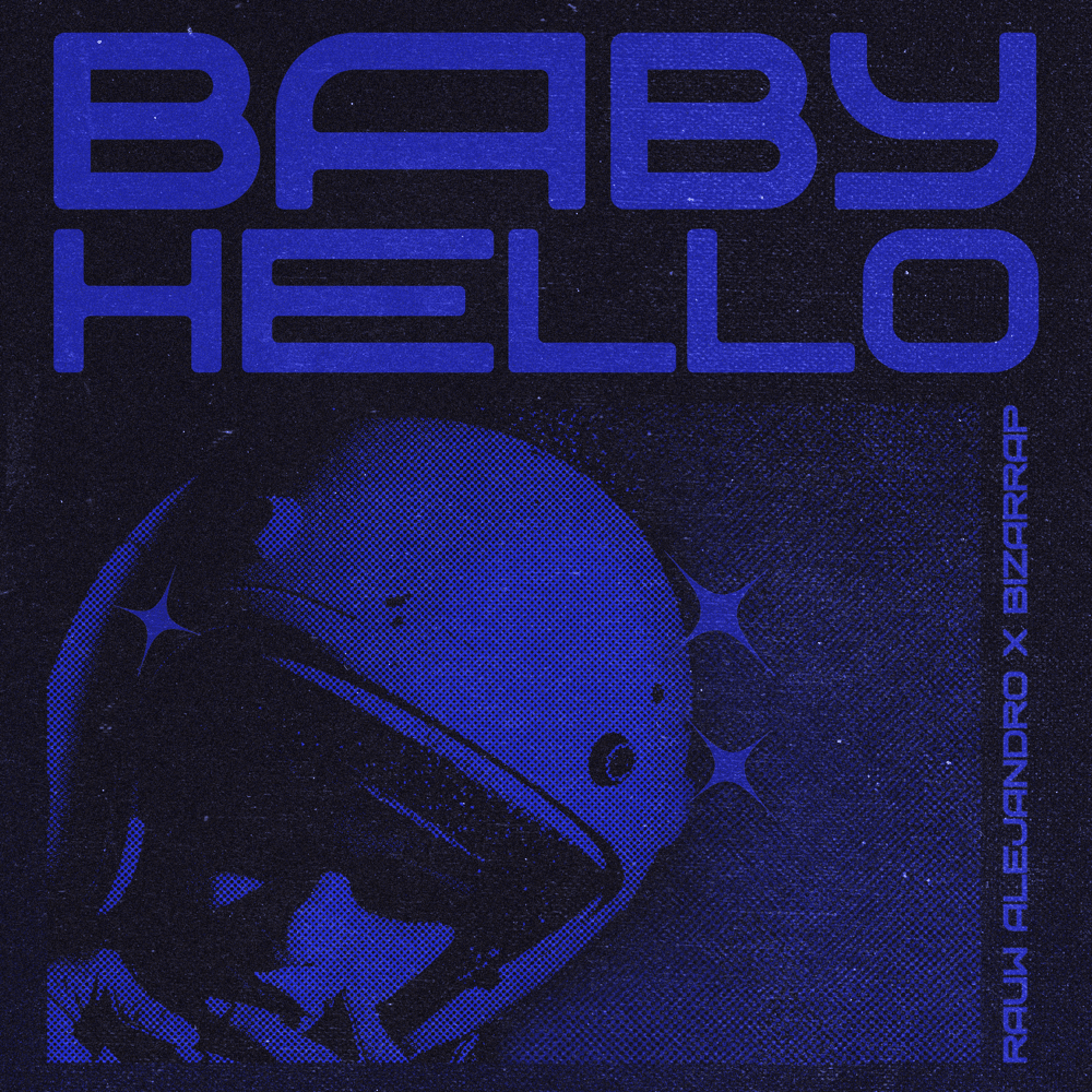 Album cover art for "BABY HELLO" by Rauw Alejandro