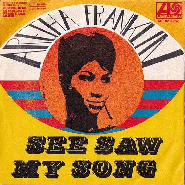 Album cover art for "See Saw" by Aretha Franklin