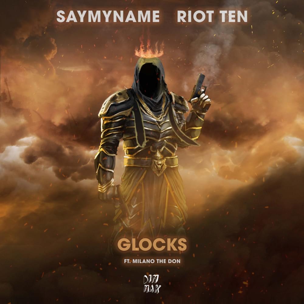 Album cover art for "Glocks" by SAYMYNAME & Milano The Don