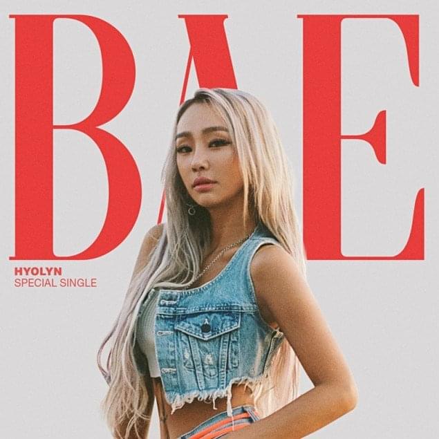 Album cover art for "BAE" by HYOLYN (효린)