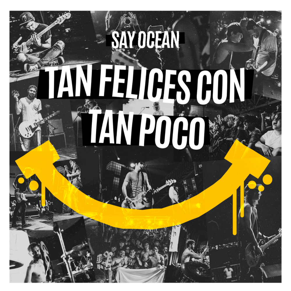 Album cover art for "Tan Felices Con Tan Poco" by Say Ocean
