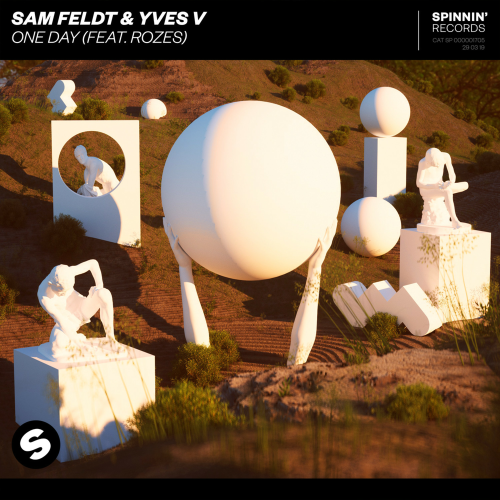 Album cover art for "One Day" by Sam Feldt & ROZES