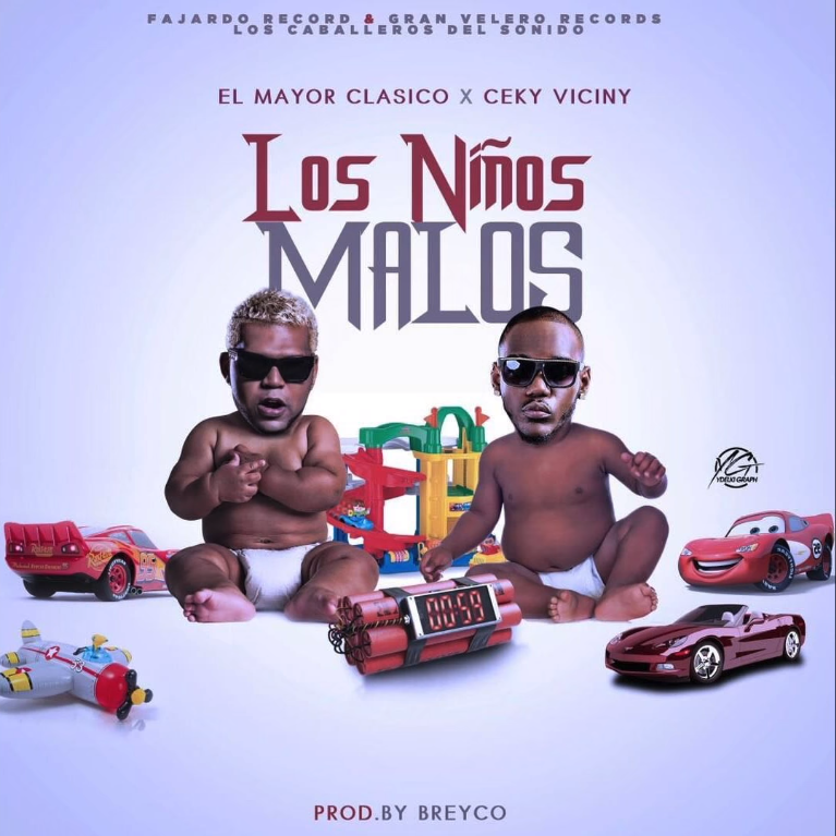 Album cover art for "Los Niños Malos" by El Mayor Clásico
