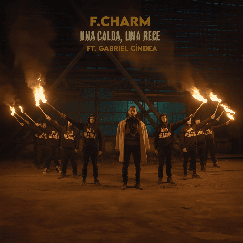 Album cover art for "Una caldă, una rece" by F.Charm & Kaillas (ROU)
