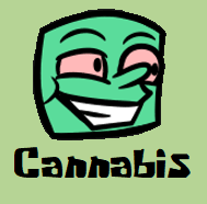 Album cover art for "Cannabis" by SlightlyCreative & SpongeBong HempPants & Boyfriend (FNF)
