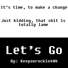 Album cover art for "Let’s Go" by 404