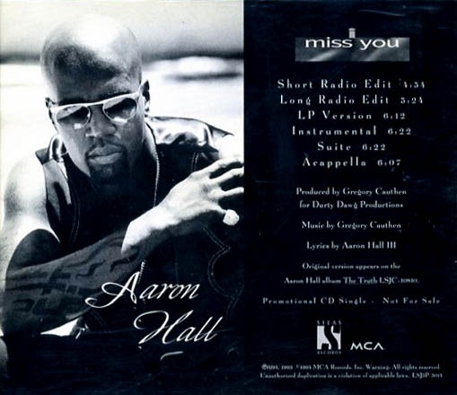 I Miss You by Aaron Hall