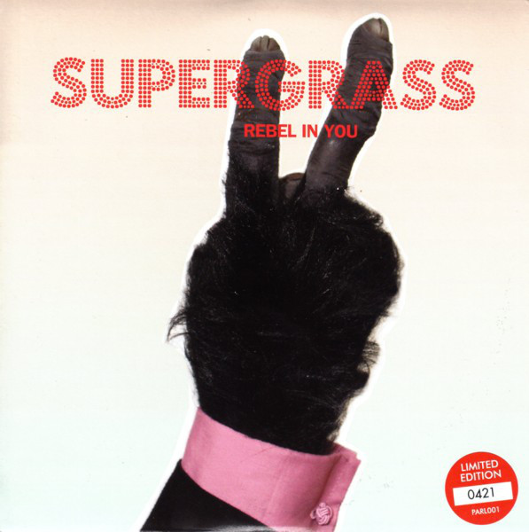 Album cover art for "Rebel in You" by Supergrass