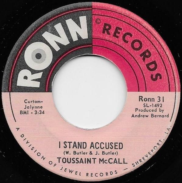 I Stand Accused by Toussaint McCall