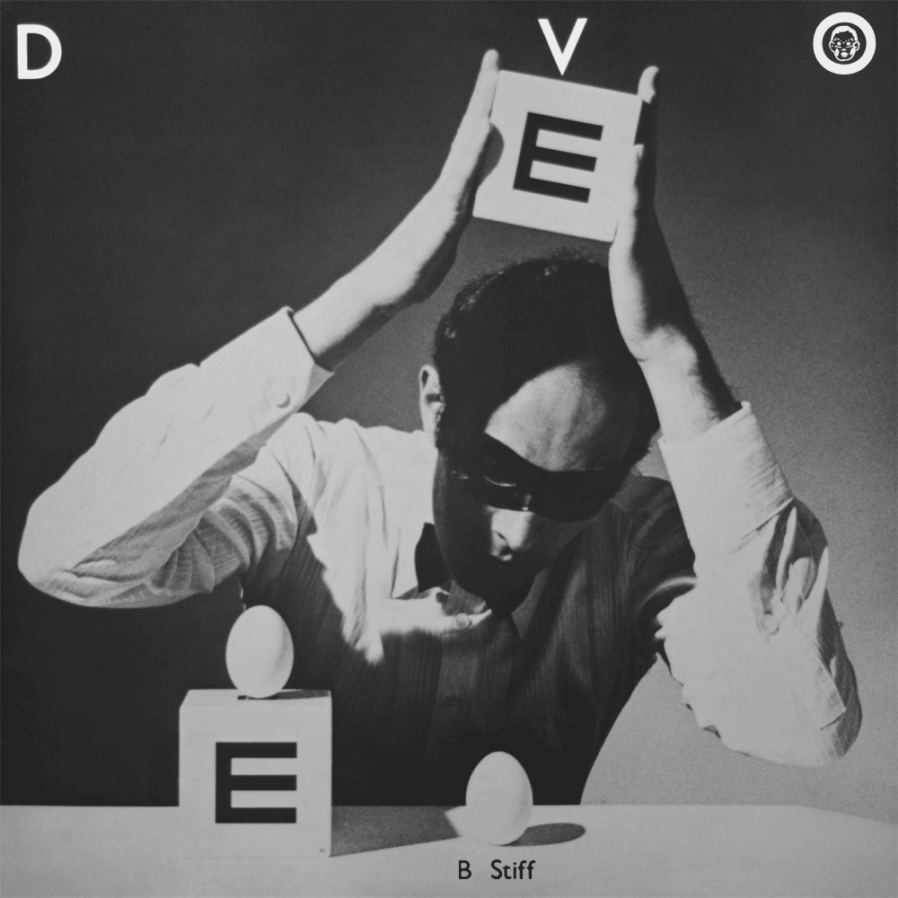 Album cover art for "Be Stiff" by Devo