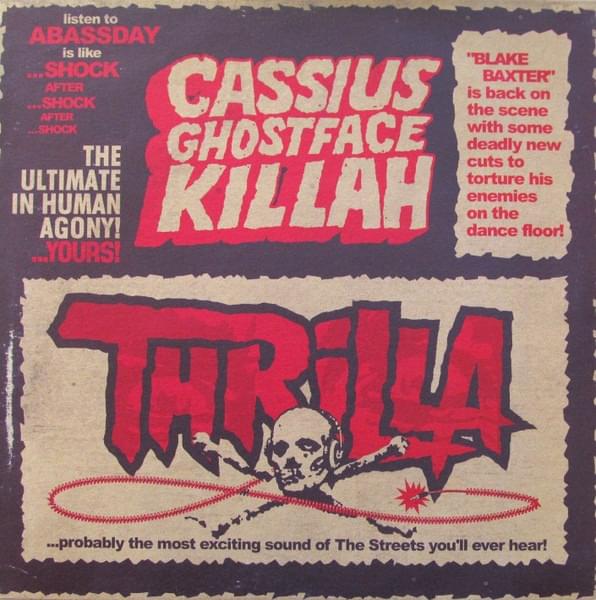 Album cover art for "Thrilla" by Cassius & Ghostface Killah