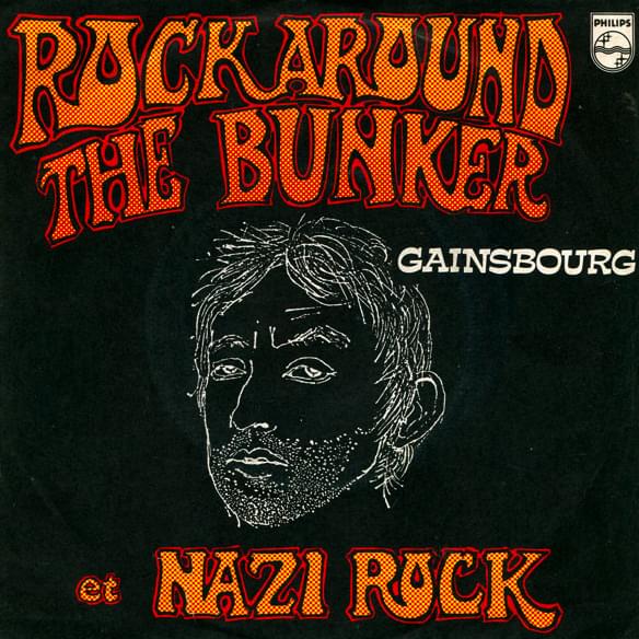 Album cover art for "Rock Around the Bunker" by Serge Gainsbourg