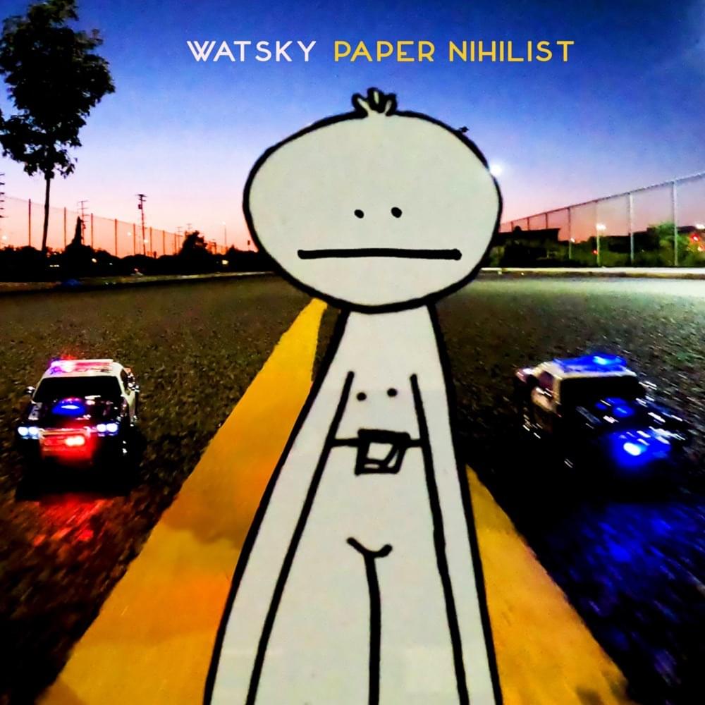 Album cover art for "PAPER NIHILIST" by Watsky