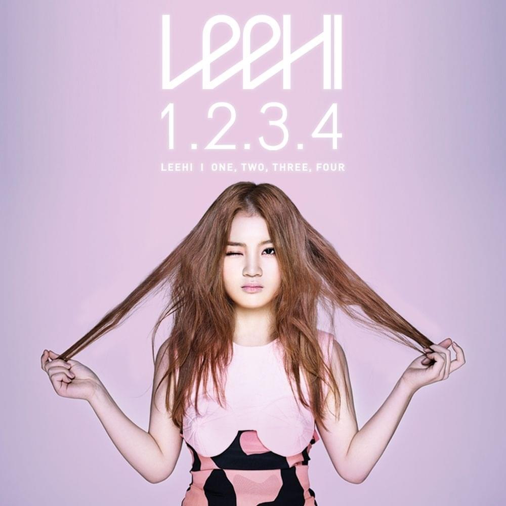 Album cover art for "1, 2, 3, 4 (원, 투, 쓰리, 포)" by LeeHi (이하이)
