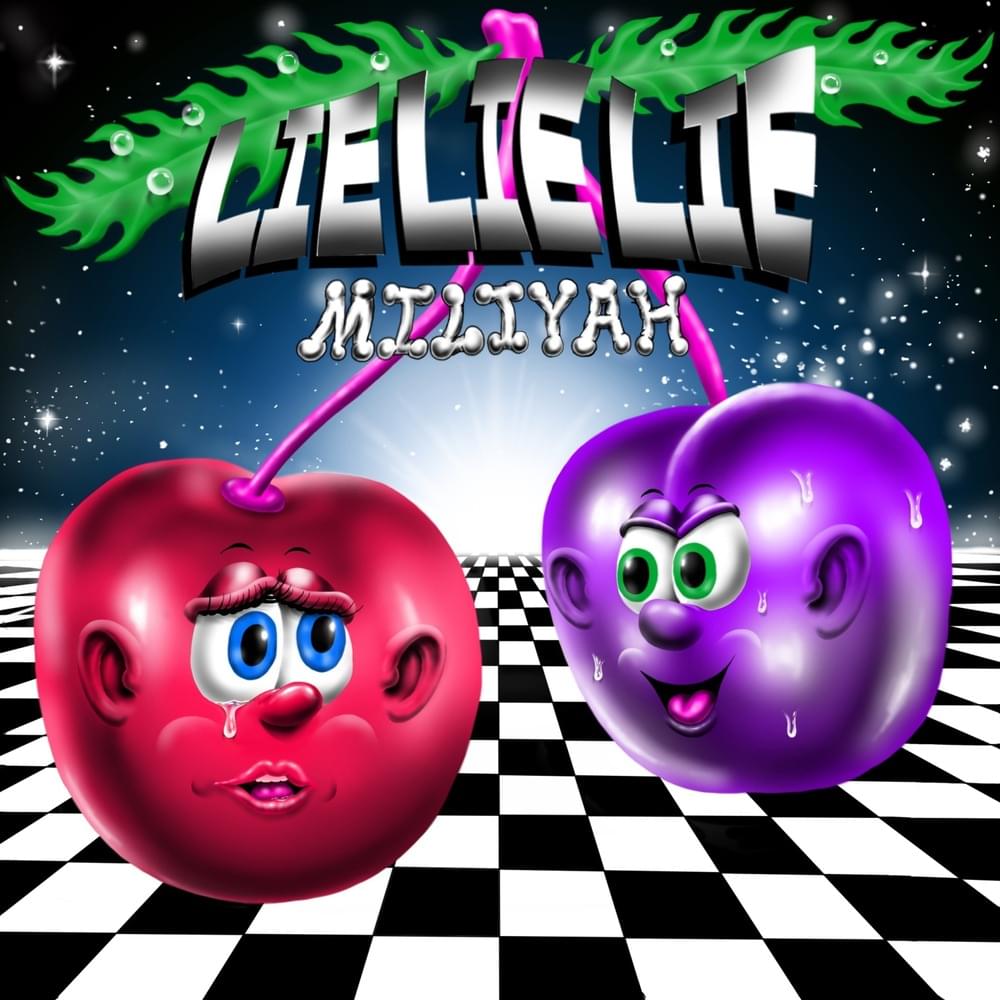 Album cover art for "LIE LIE LIE" by 加藤ミリヤ (MILIYAH)