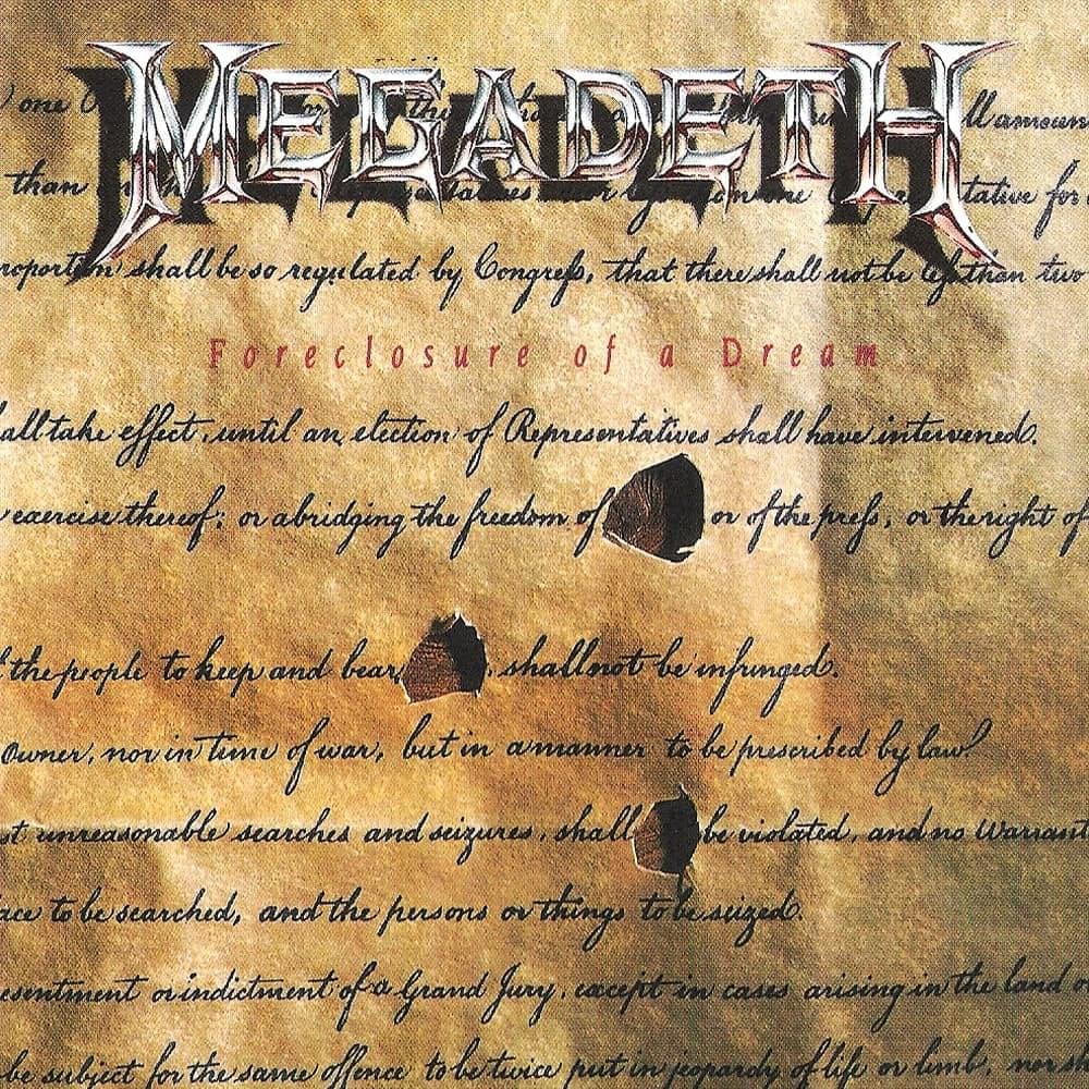 Album cover art for "Foreclosure of a Dream" by Megadeth
