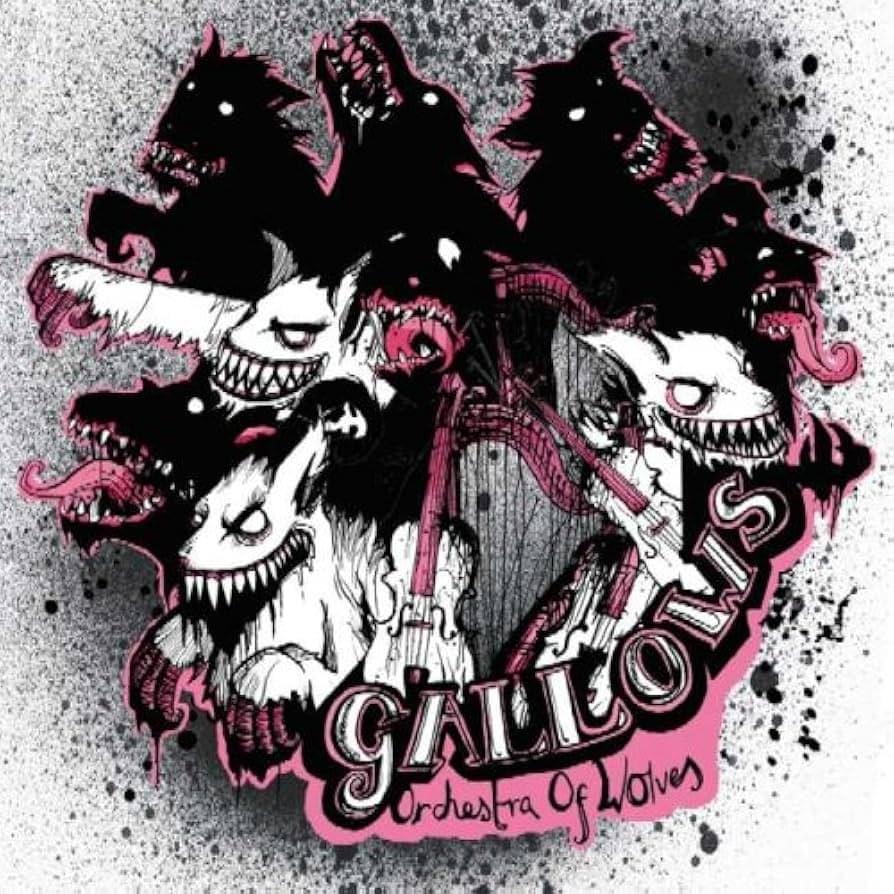 Album cover art for "Come Friendly Bombs" by Gallows