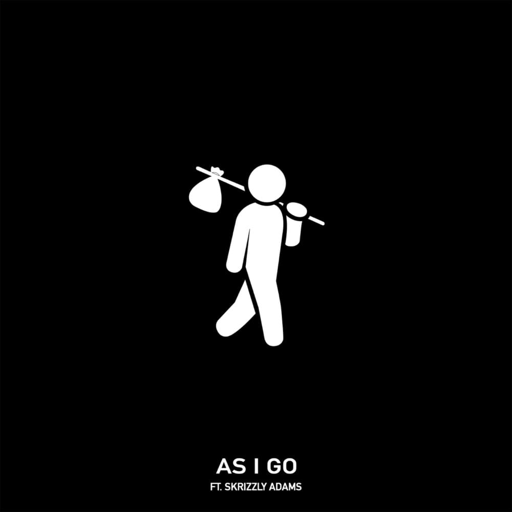 Album cover art for "As I Go" by Chris Webby & Skrizzly Adams